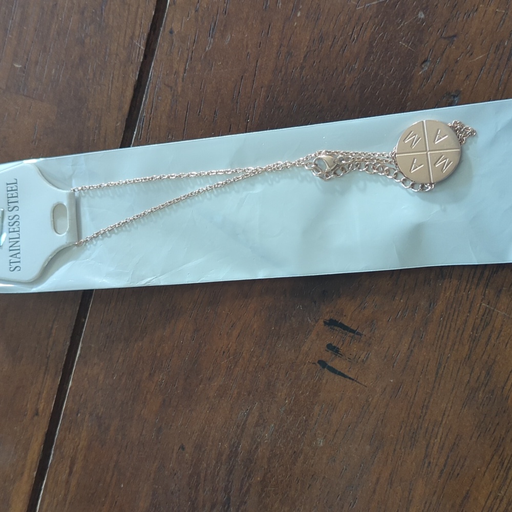 COPY - Tiny trucker Co Rose Gold Mama necklace